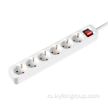 6-Outlet Power Strip с выключателем света